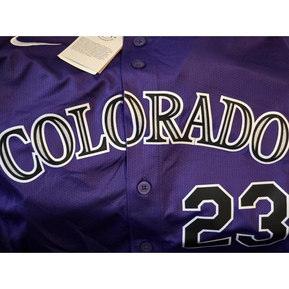 Colorado Rockies Mens Large Bryant purple $175 MSRP